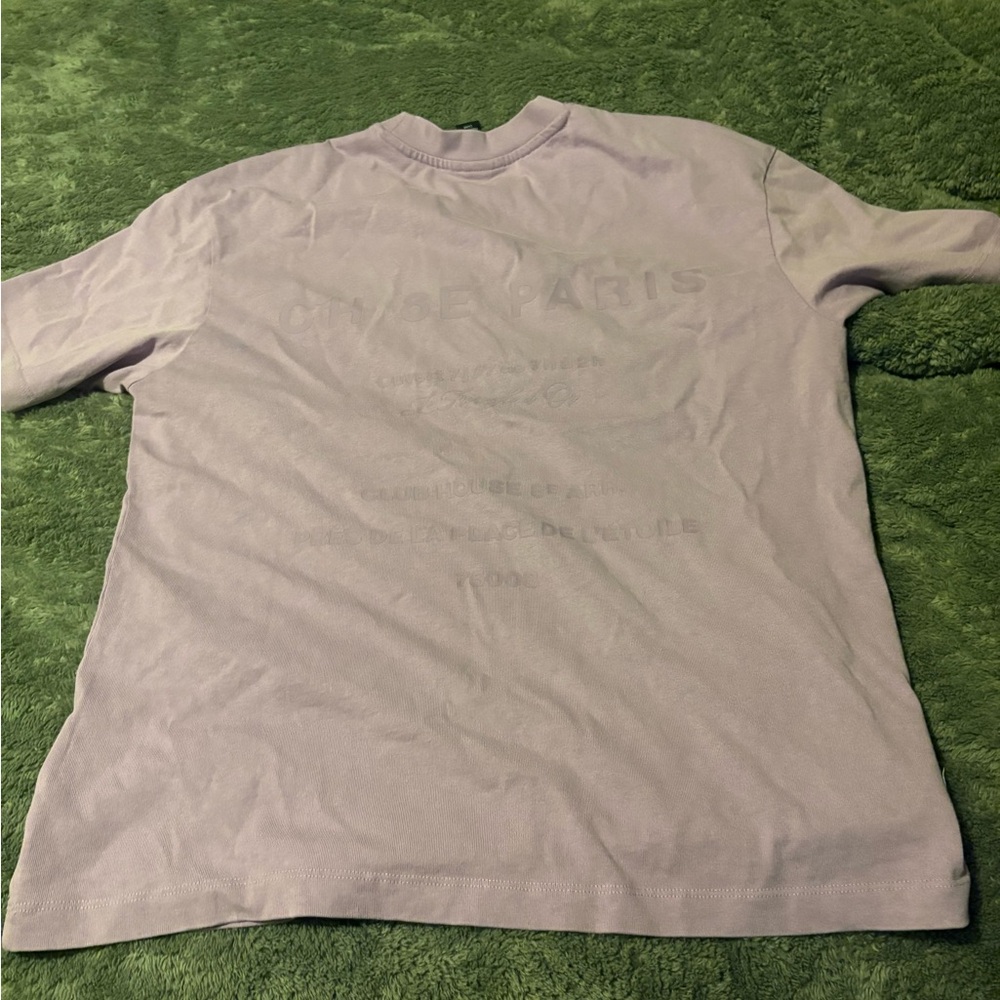 H&M Men's Light Purple Short Sleeve Tee